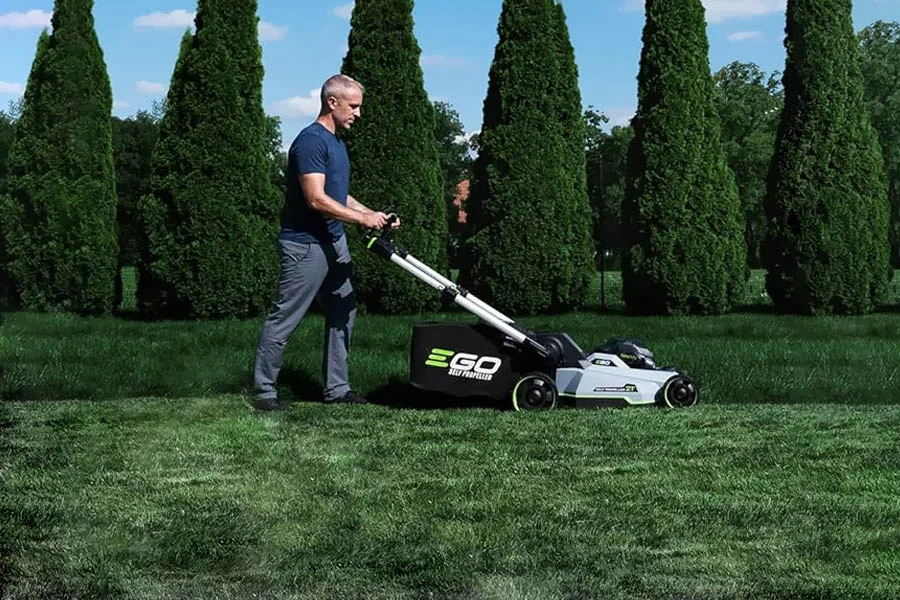 best electric self-propelled lawn mower
