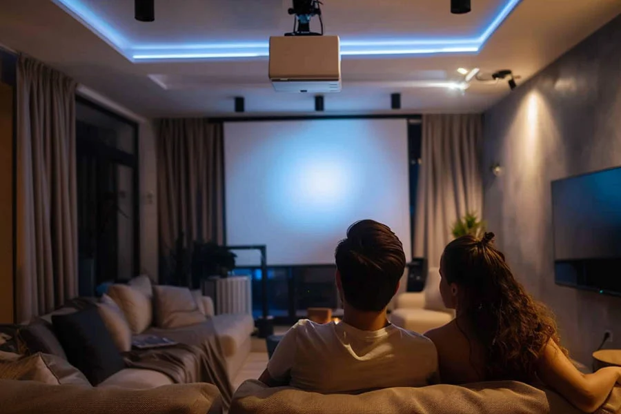 projector vs tv for home theater